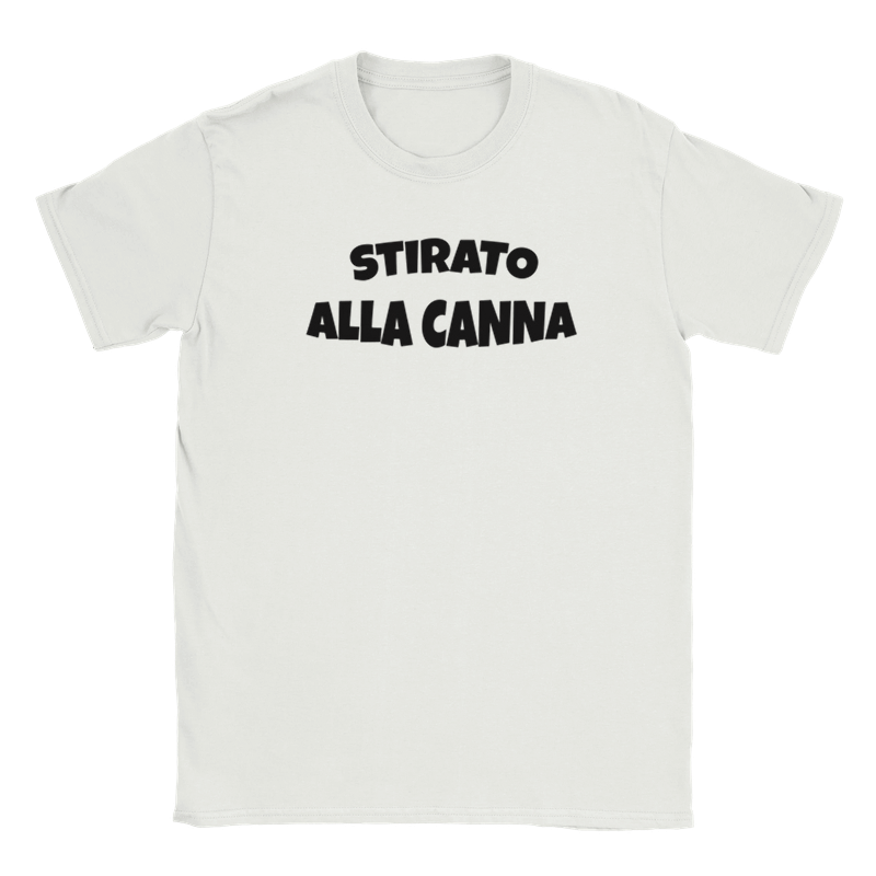 T-shirt stirato alla canna