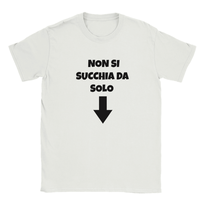 T-shirt non si succhia da solo